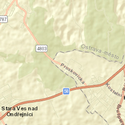 Krmelín Street Map