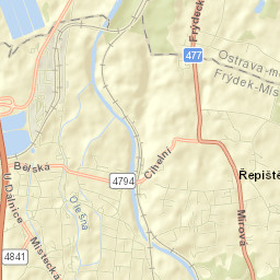 Paskov Street Map
