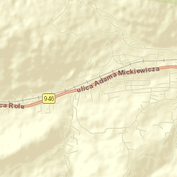 Sucha Beskidzka Street Map