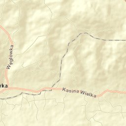 Węglówka Street Map