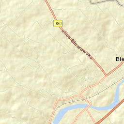 Biecz Street Map
