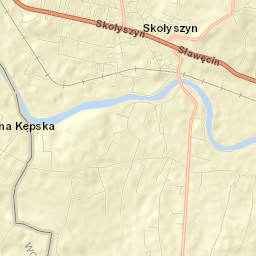 Skołyszyn Street Map