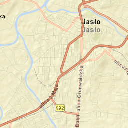Jasło Street Map