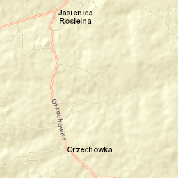 Jasienica Rosielna Street Map