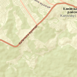 Kaniv Street Map