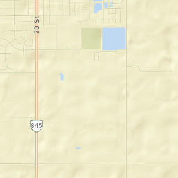 Coaldale Street Map