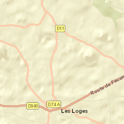 Les Loges Street Map