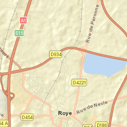 Roye Street Map