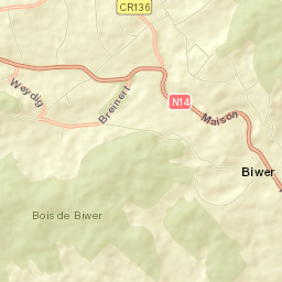 Biwer Street Map