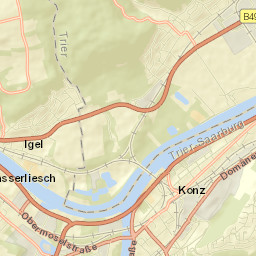 Konz Street Map
