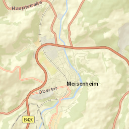 Meisenheim Street Map