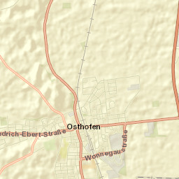 Osthofen Street Map