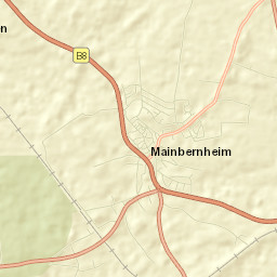 Mainbernheim Street Map