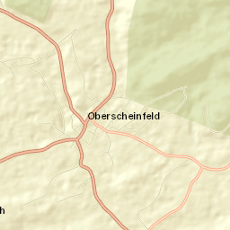 Oberscheinfeld Street Map