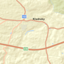 Kladruby Street Map