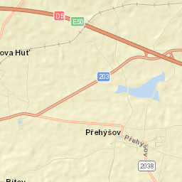 Heřmanova Huť Street Map