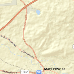 Starý Plzenec Street Map
