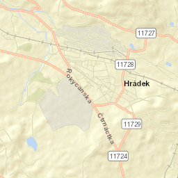Hrádek Street Map