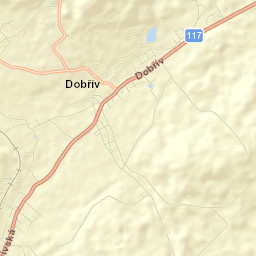 Dobřív Street Map