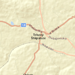 Trhový Štěpánov Street Map