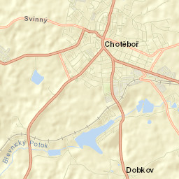 Chotěboř Street Map