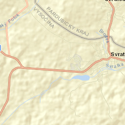 Svratka Street Map