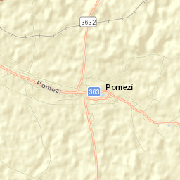 Pomezí Street Map