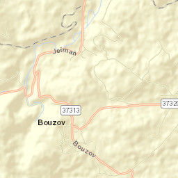 Bouzov Street Map