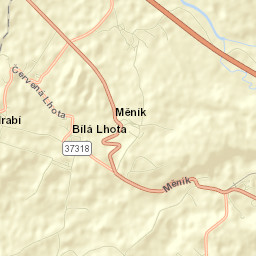 Bílá Lhota Street Map
