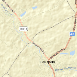 Brušperk Street Map