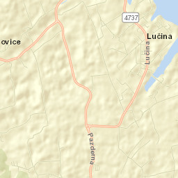 Lučina Street Map