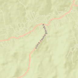 Ślemień Street Map