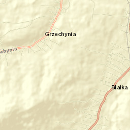Grzechynia Street Map