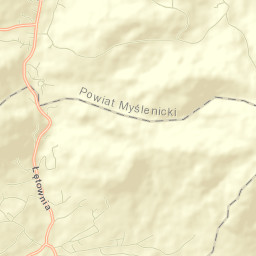 Łętownia Street Map