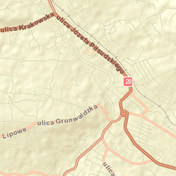 Powiat limanowski Street Map