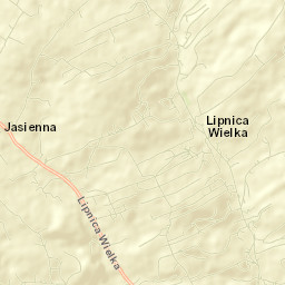 Lipnica Wielka Street Map