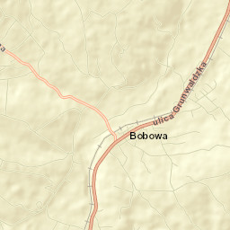 Bobowa Street Map