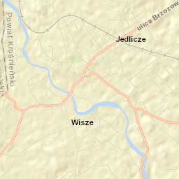 Jedlicze Street Map
