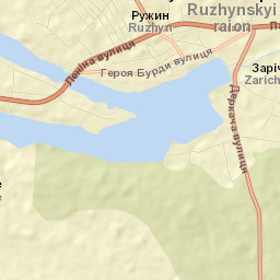 Ruzhyn (settlement) Street Map
