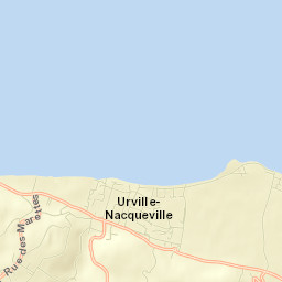 Urville-Nacqueville Street Map