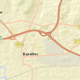 Bazeilles Street Map