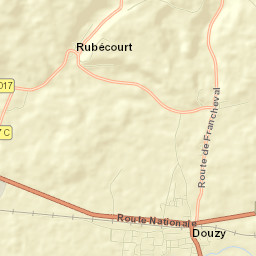 Douzy Street Map