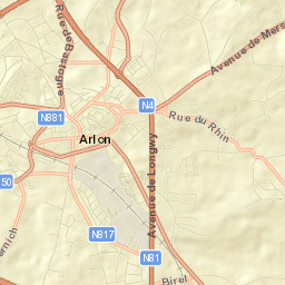 Arlon Street Map