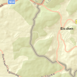 Eischen Street Map