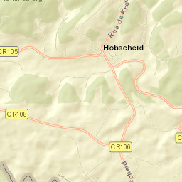 Hobscheid Street Map