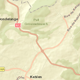 Kehlen Street Map