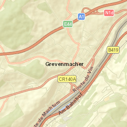 Grevenmacher Street Map