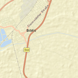 Biblis Street Map