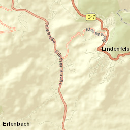 Lindenfels Street Map