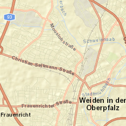 Weiden Street Map